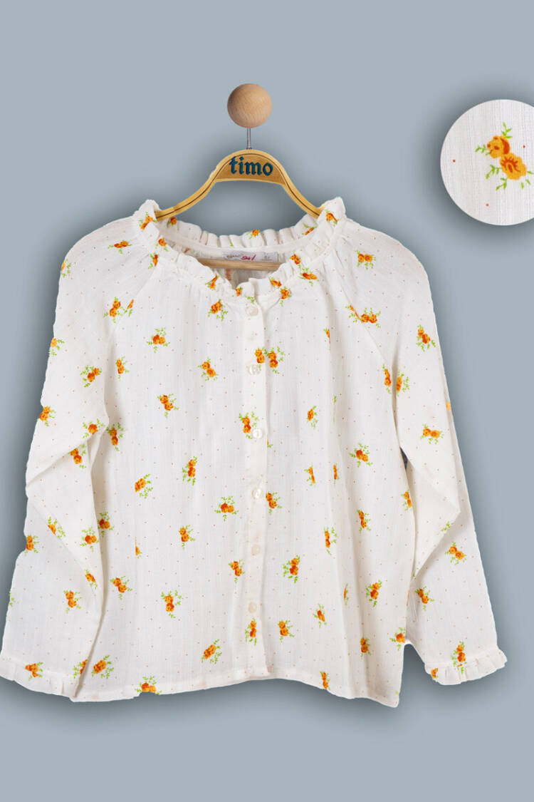 Wholesale Girls Muslin Shirt 10-13Y - Brand: Timo - Kids & Baby Clothes Wholesale - Globality Store