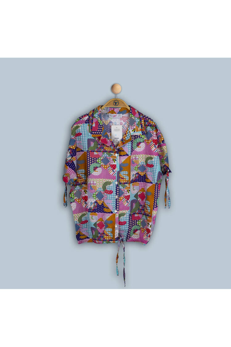 Wholesale Girls Patchwork Shirt 10-13Y - Brand: Timo - Kids & Baby Clothes Wholesale - Globality Store