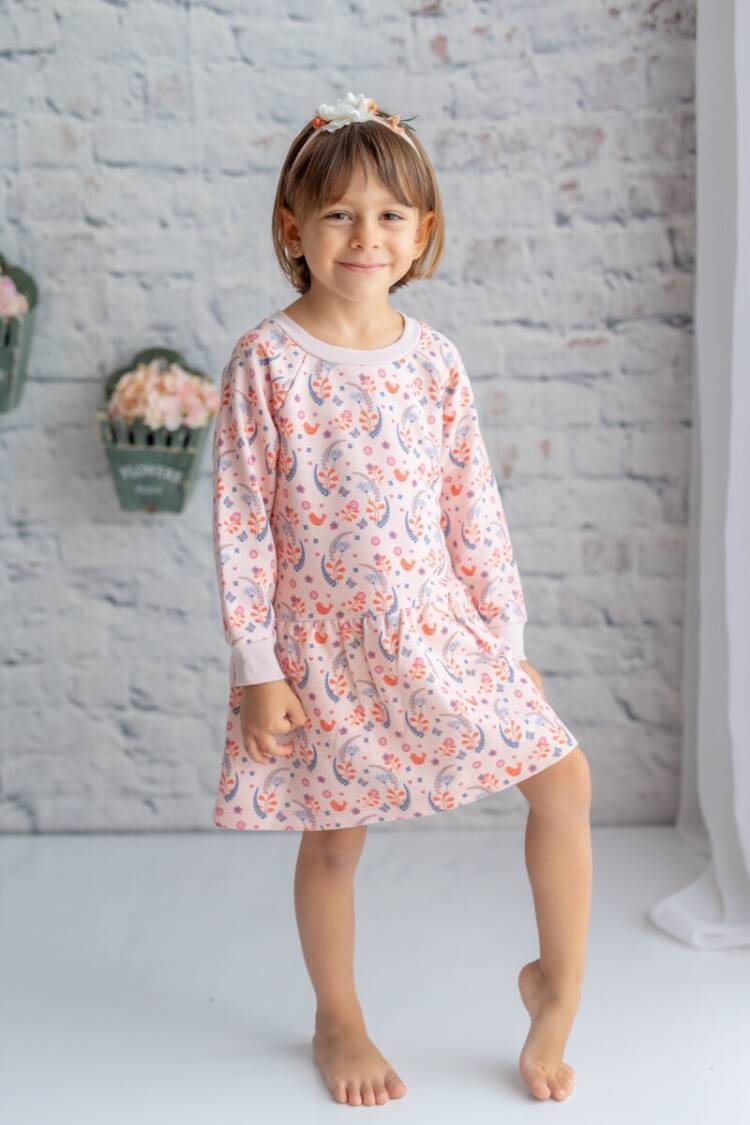 Wholesale Girls Patterned Dress 3-12Y - Brand: Zeyland - Kids & Baby Clothes Wholesale - Globality Store