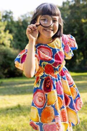 Wholesale Girls Patterned Dress 4-12Y - Brand: Sheshe - Kids & Baby Clothes Wholesale - Globality Store