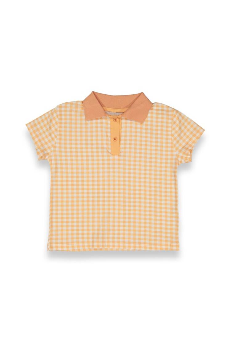 Wholesale Girls Plaid T-shirt 6-9Y - Brand: Tuffy - Kids & Baby Clothes Wholesale - Globality Store