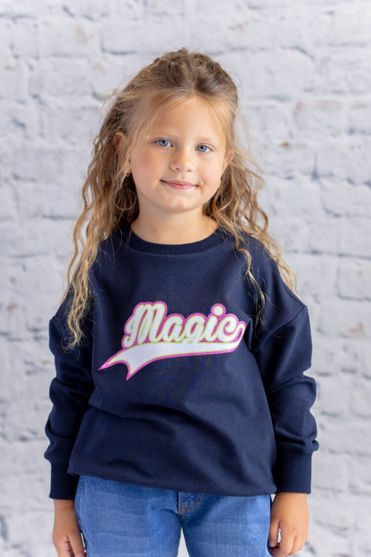 Wholesale Girl's Printed Basic Sweatshirt 1-12Y - Brand: Zeyland - Kids & Baby Clothes Wholesale - Globality Store
