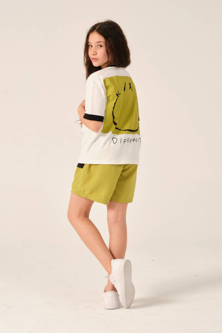 Wholesale Girls Printed Detailed T-shirt 8-15Y - Brand: Jazziee - Kids & Baby Clothes Wholesale - Globality Store