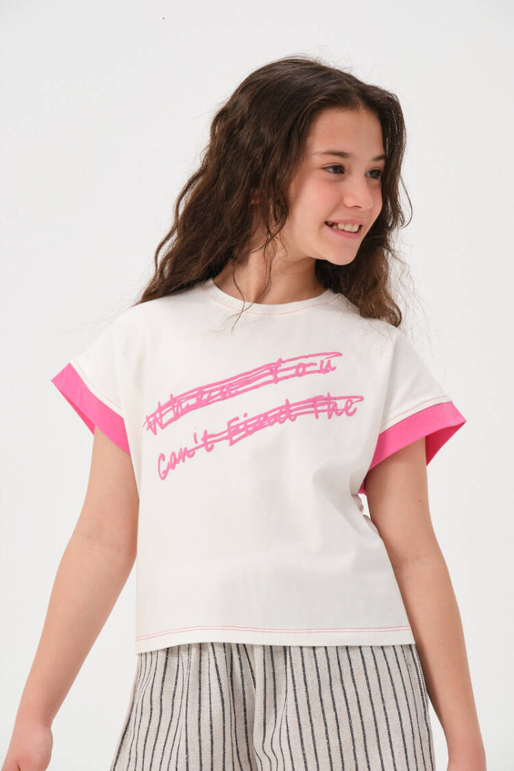 Wholesale Girls Printed T-shirts 8-15Y - Brand: Jazziee - Kids & Baby Clothes Wholesale - Globality Store