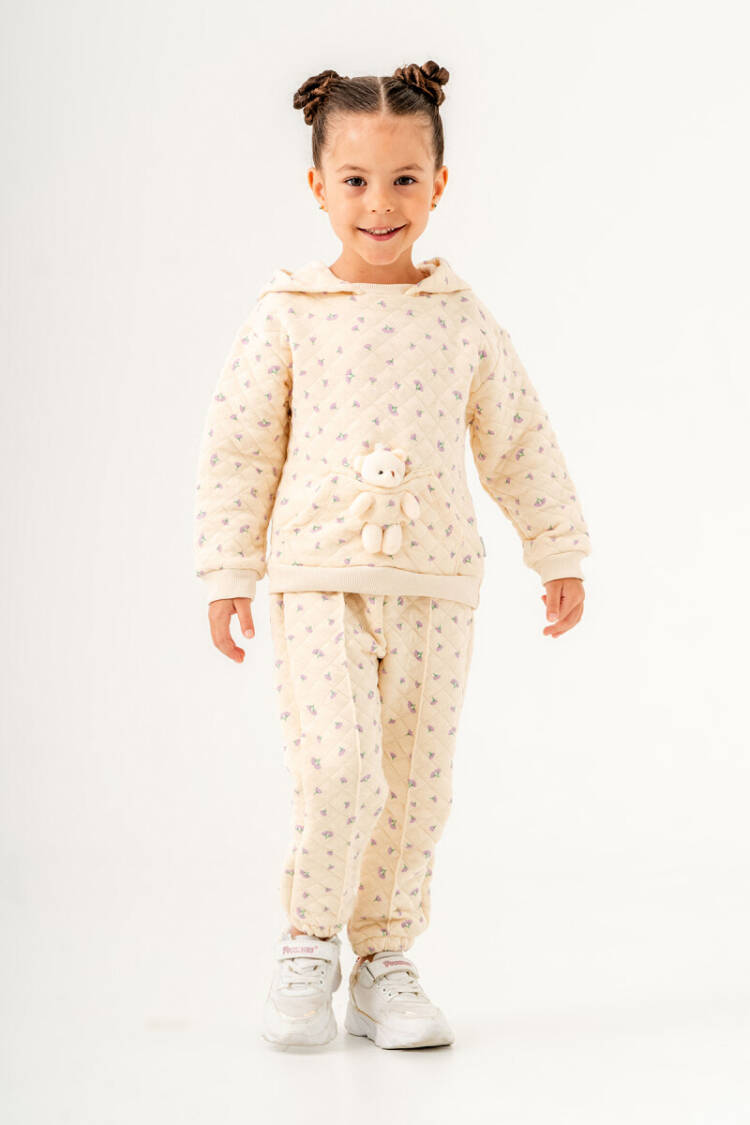 Wholesale Girls Printed Tracsuit Set 2-5Y - Brand: Tuffy - Kids & Baby Clothes Wholesale - Globality Store