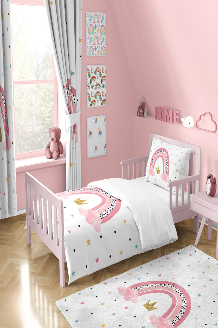 Wholesale Girls Rainbow Patterned Duvet Cover Set 160*220cm