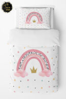Wholesale Girls Rainbow Patterned Duvet Cover Set 160*220cm - Brand: Talia Home - Kids & Baby Clothes Wholesale - Globality Store