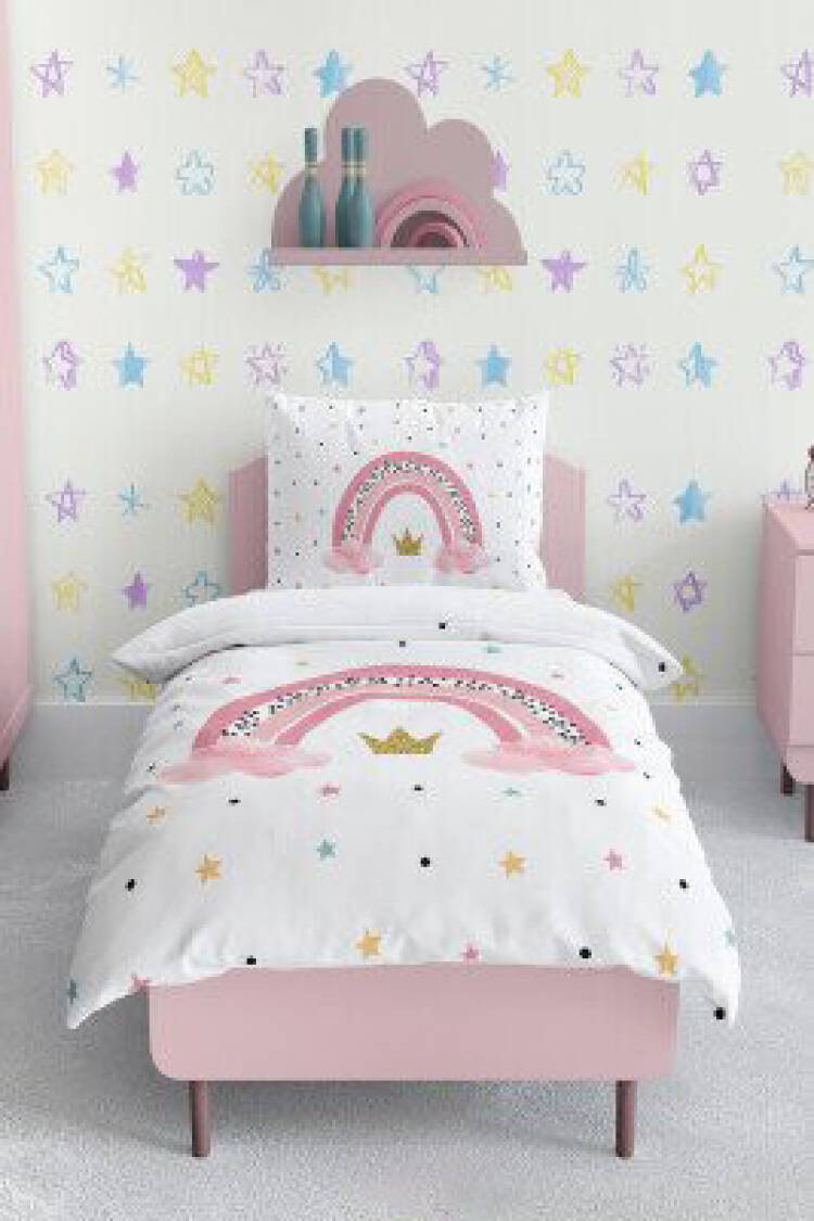 Wholesale Girls Rainbow Patterned Duvet Cover Set 160*220cm