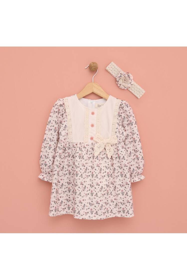 Wholesale Girl's Ribbon Detailed Dress 9-24M - Brand: Lilax - Kids & Baby Clothes Wholesale - Globality Store