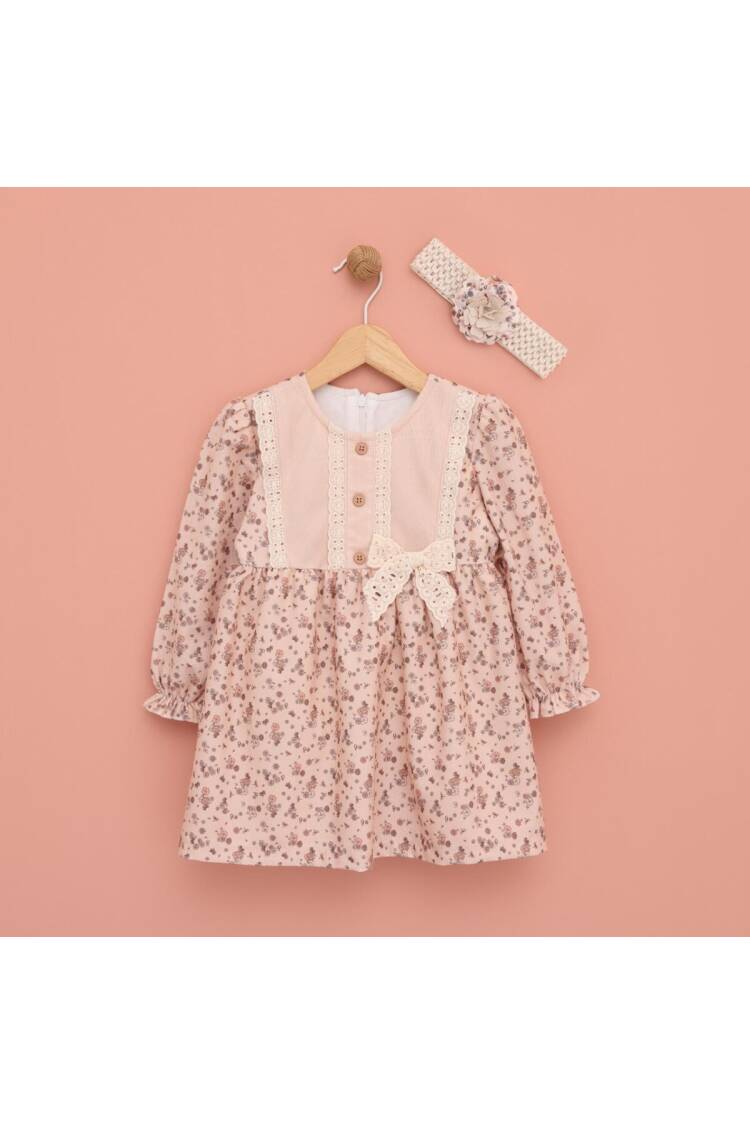 Wholesale Girl's Ribbon Detailed Dress 9-24M - Brand: Lilax - Kids & Baby Clothes Wholesale - Globality Store