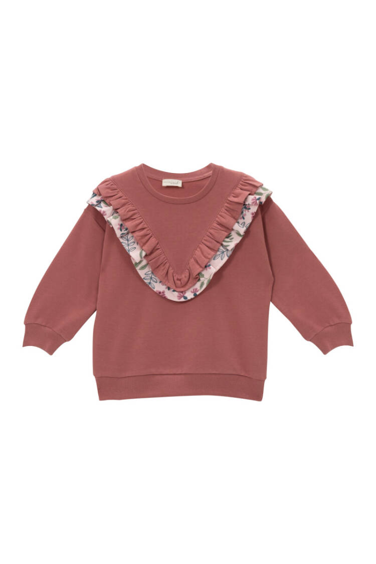 Wholesale Girl's Ruffle Detailed Sweatshirt 5-8Y - Brand: Mininio - Kids & Baby Clothes Wholesale - Globality Store