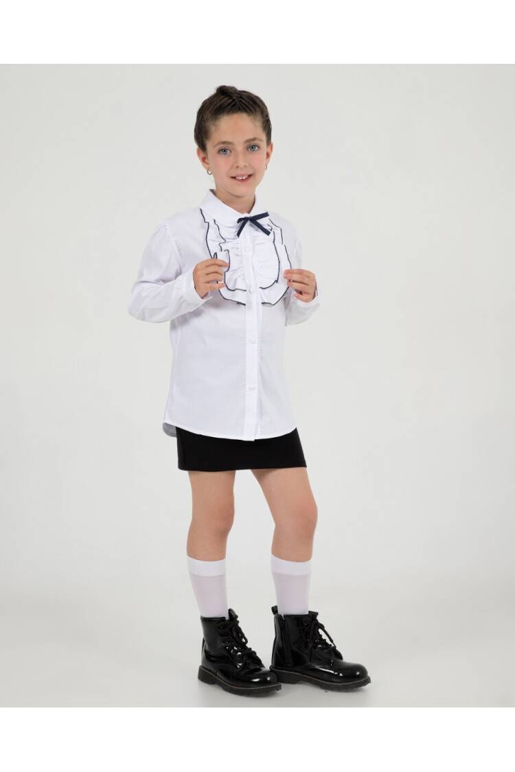 Wholesale Girls School Fornal Shirt 7-10Y - Brand: Büşra Bebe - Kids & Baby Clothes Wholesale - Globality Store