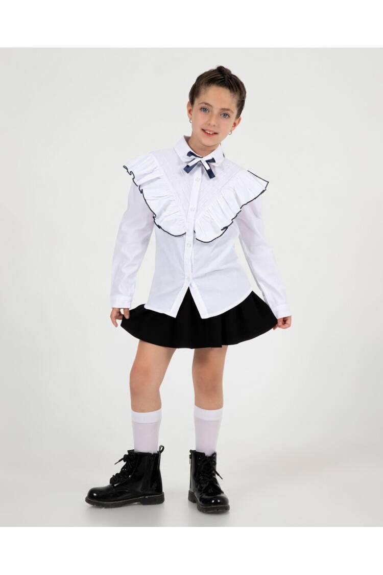 Wholesale Girls School Fornal Shirt 7-10Y - Brand: Büşra Bebe - Kids & Baby Clothes Wholesale - Globality Store