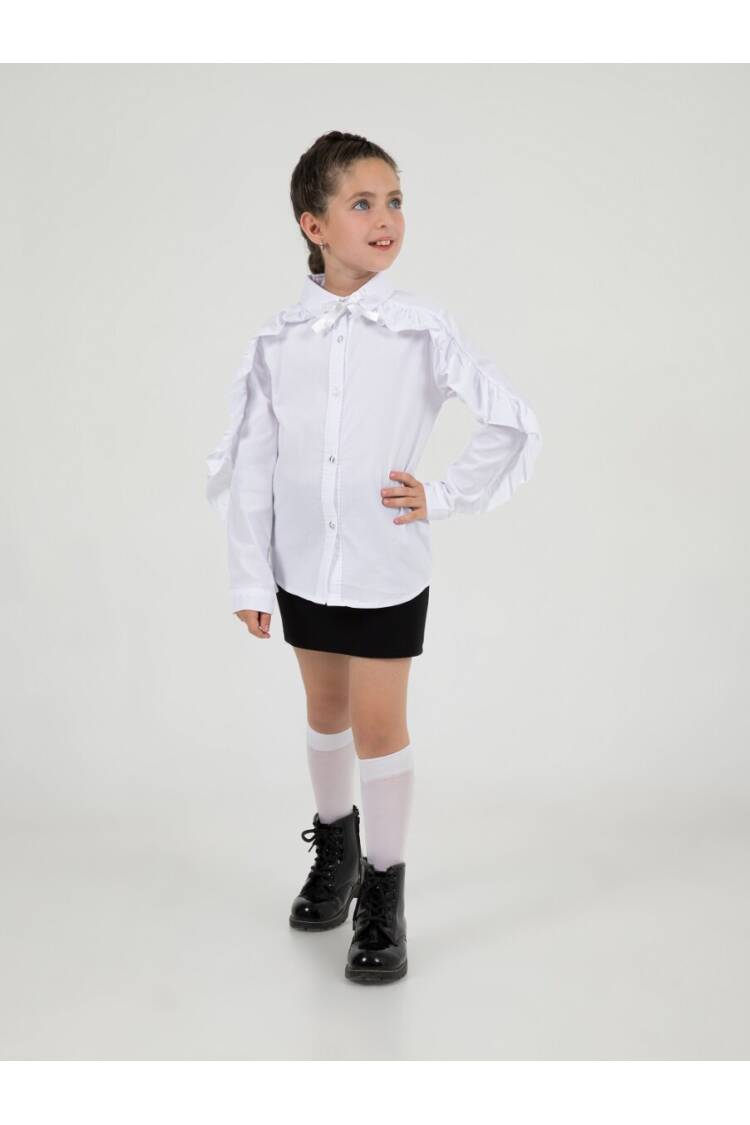 Wholesale Girls School Fornal Shirt 7-10Y - Brand: Büşra Bebe - Kids & Baby Clothes Wholesale - Globality Store