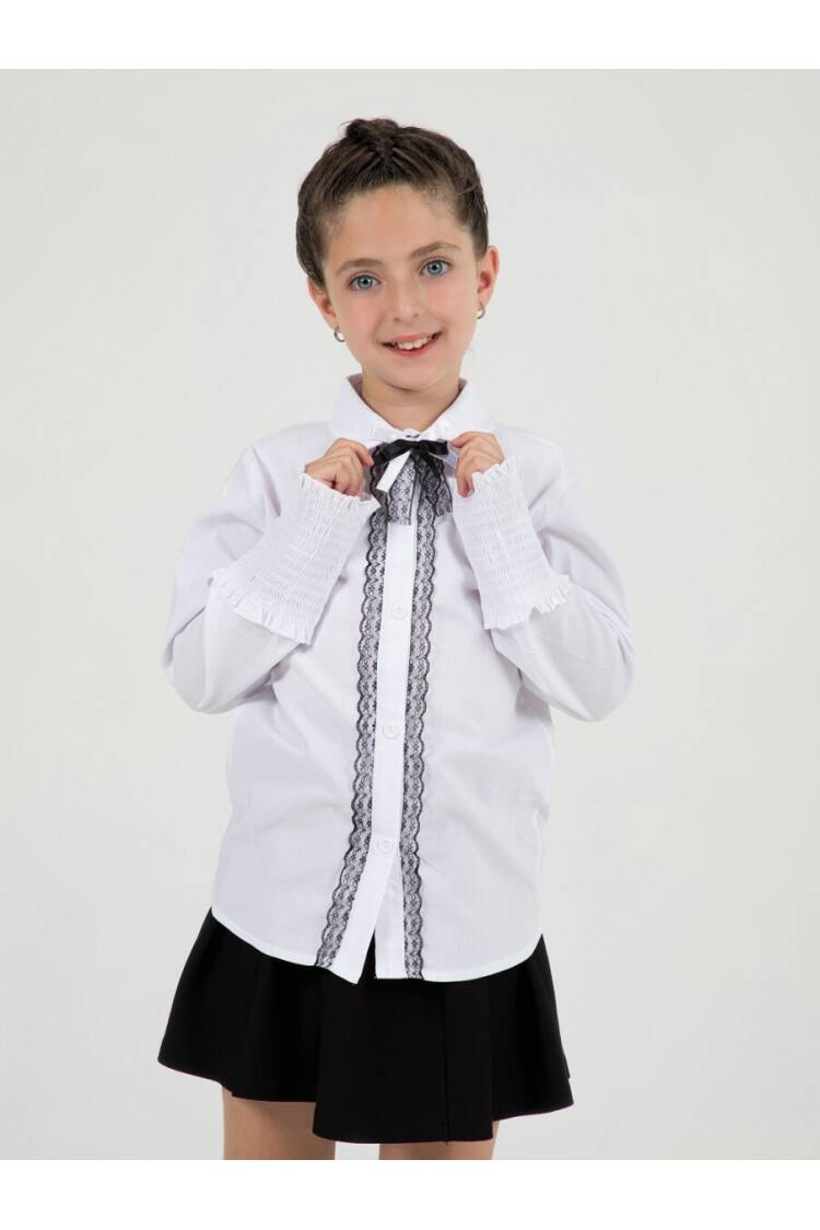 Wholesale Girls School Fornal Shirt 7-10Y - Brand: Büşra Bebe - Kids & Baby Clothes Wholesale - Globality Store