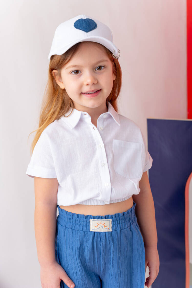 Wholesale Girl's Short Shirt with Elastic Waist 3-14Y - Brand: Zeyland - Kids & Baby Clothes Wholesale - Globality Store