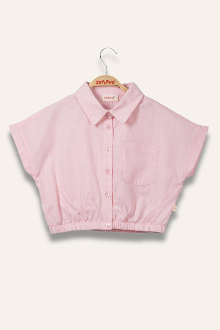 Wholesale Girl's Short Shirt with Elastic Waist 3-14Y - Brand: Zeyland - Kids & Baby Clothes Wholesale - Globality Store