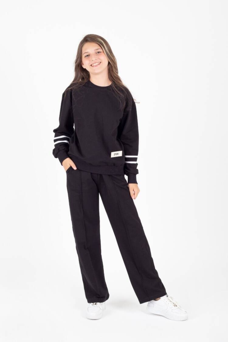 Wholesale Girl's Side Snap Tracksuit Suit 9-13Y - Brand: Pafim - Kids & Baby Clothes Wholesale - Globality Store
