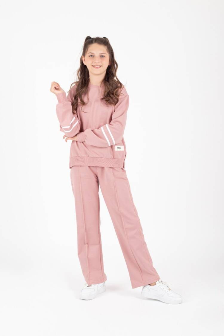 Wholesale Girl's Side Snap Tracksuit Suit 9-13Y - Brand: Pafim - Kids & Baby Clothes Wholesale - Globality Store