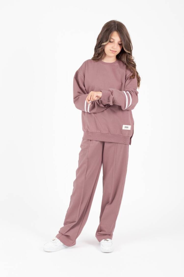 Wholesale Girl's Side Snap Tracksuit Suit 9-13Y - Brand: Pafim - Kids & Baby Clothes Wholesale - Globality Store