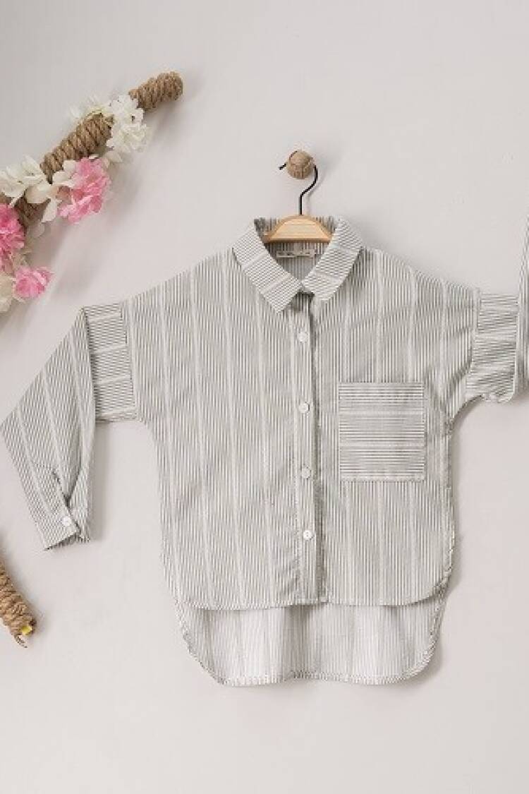 Wholesale Girls Striped Shirt 7-10Y - Brand: Büşra Bebe - Kids & Baby Clothes Wholesale - Globality Store