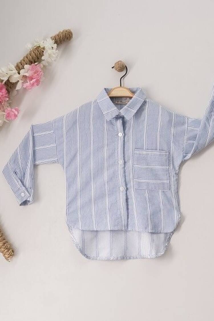 Wholesale Girls Striped Shirt 7-10Y - Brand: Büşra Bebe - Kids & Baby Clothes Wholesale - Globality Store