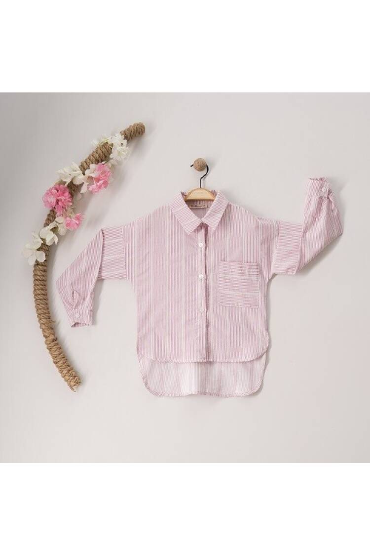Wholesale Girls Striped Shirt 7-10Y - Brand: Büşra Bebe - Kids & Baby Clothes Wholesale - Globality Store
