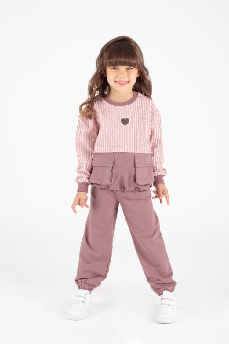 Wholesale Girl's Striped Tracksuit Set 1-5Y - Brand: Pafim - Kids & Baby Clothes Wholesale - Globality Store