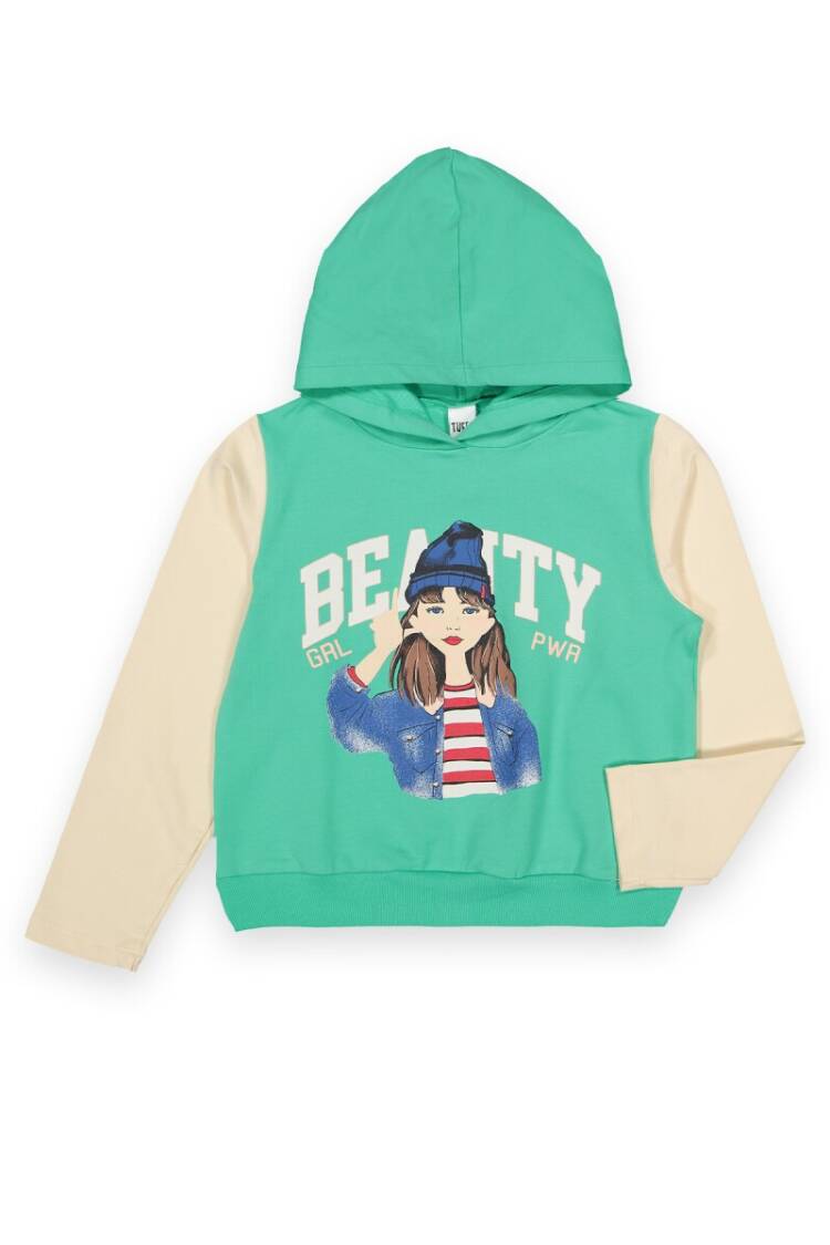 Wholesale Girls Sweat with Hoodie 6-9Y - Brand: Tuffy - Kids & Baby Clothes Wholesale - Globality Store