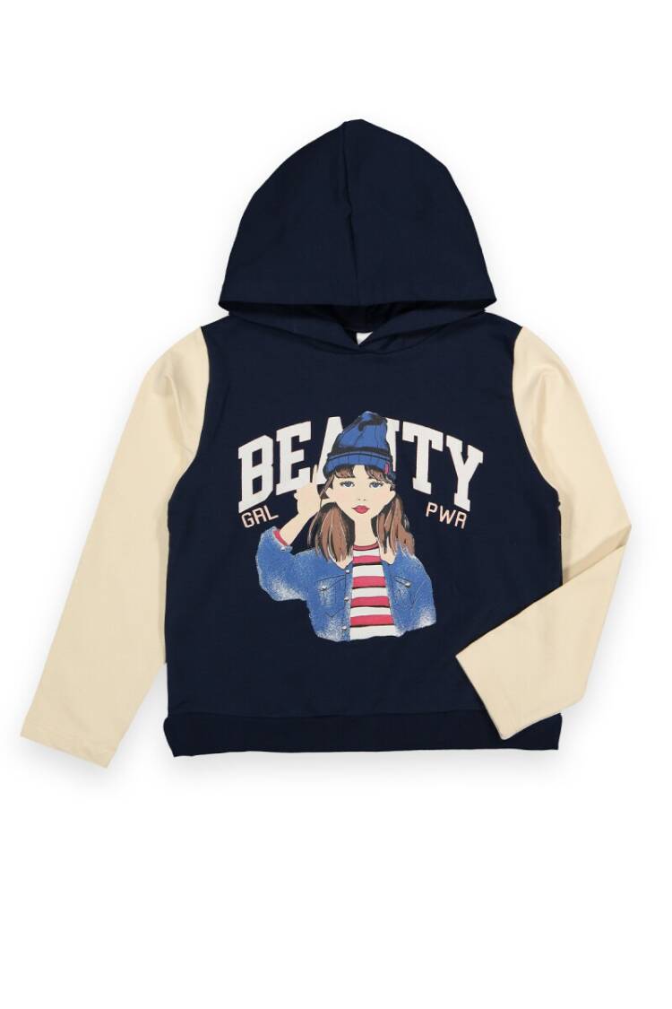 Wholesale Girls Sweat with Hoodie 6-9Y - Brand: Tuffy - Kids & Baby Clothes Wholesale - Globality Store
