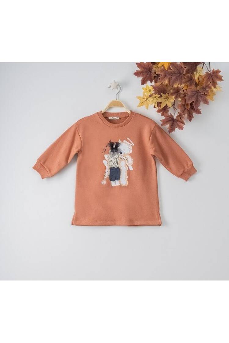 Wholesale Girls Sweat with Printed 3-6Y - Brand: Büşra Bebe - Kids & Baby Clothes Wholesale - Globality Store