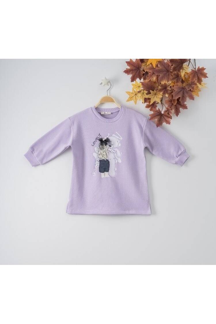 Wholesale Girls Sweat with Printed 3-6Y - Brand: Büşra Bebe - Kids & Baby Clothes Wholesale - Globality Store