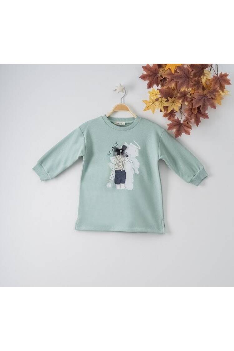 Wholesale Girls Sweat with Printed 3-6Y - Brand: Büşra Bebe - Kids & Baby Clothes Wholesale - Globality Store