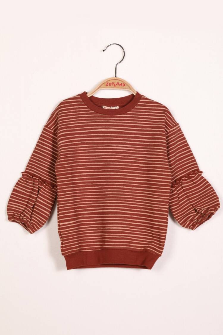 Wholesale Girls Sweat with Striped 2-7Y - Brand: Zeyland - Kids & Baby Clothes Wholesale - Globality Store