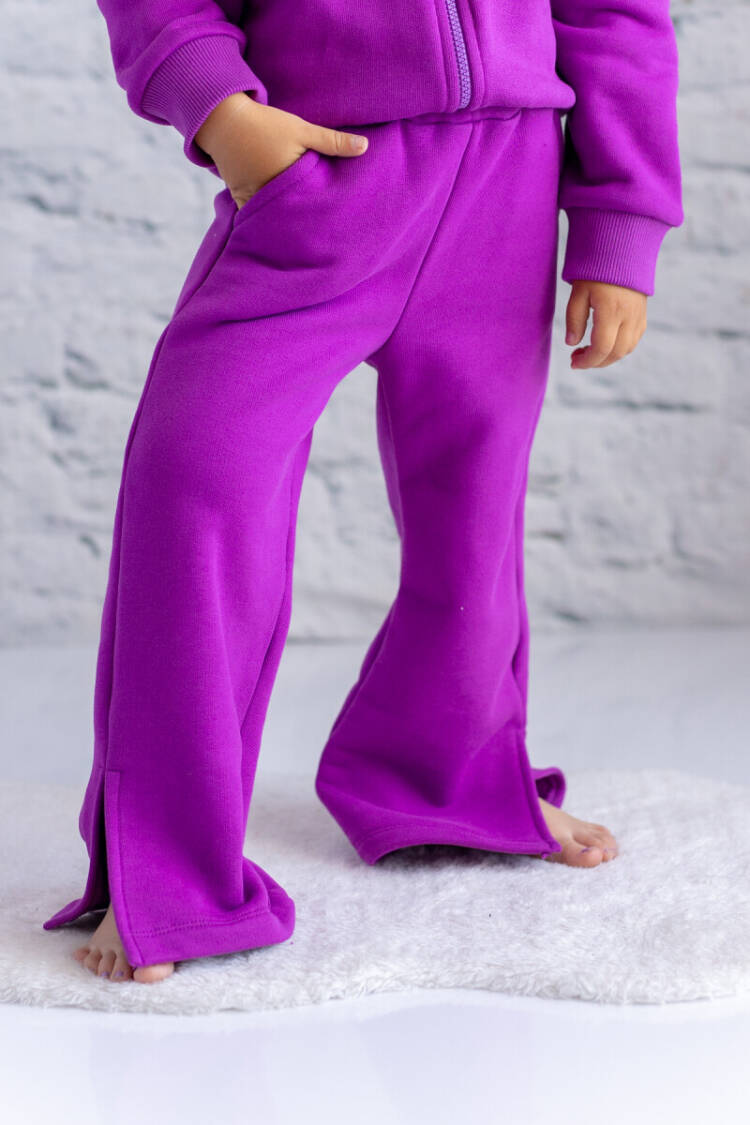 Wholesale Girl's Sweatpants with Slit Detail 1-12Y - Brand: Zeyland - Kids & Baby Clothes Wholesale - Globality Store