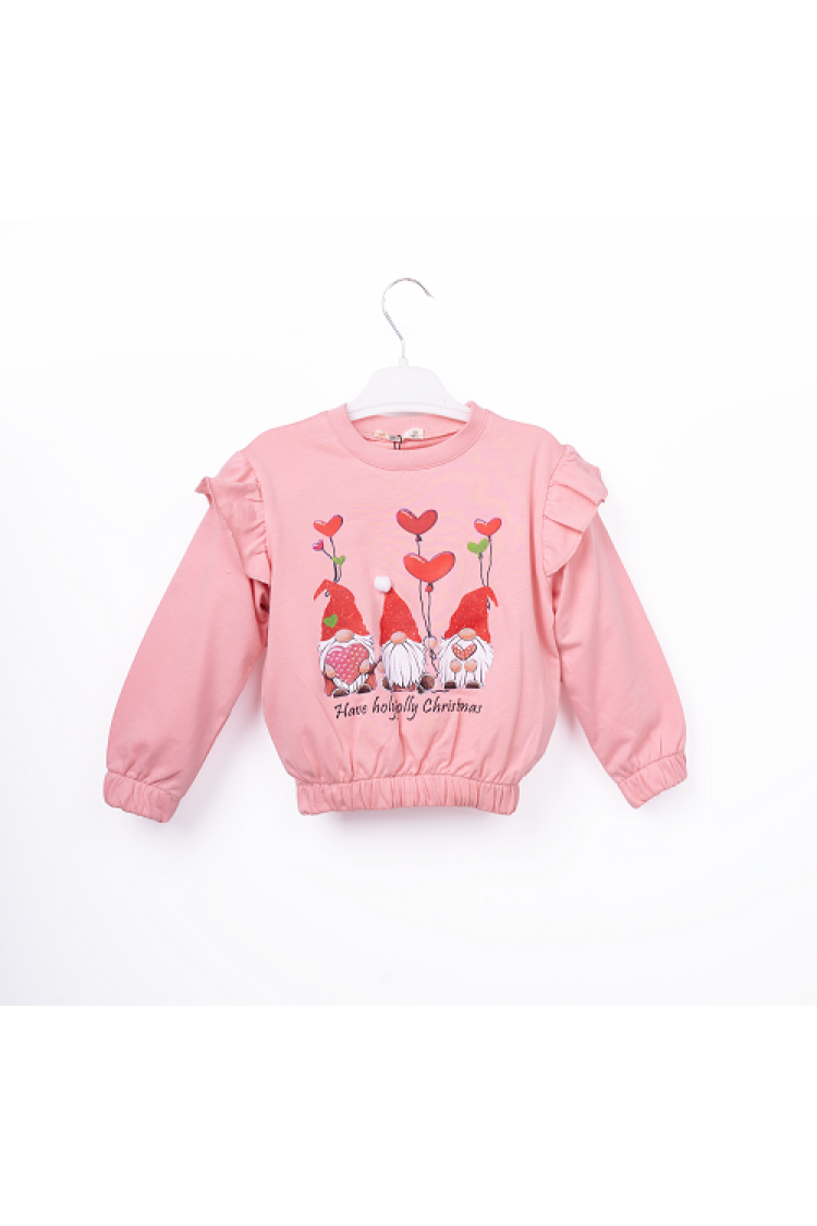 Wholesale Girls Sweatshirt 3-6Y - Brand: Büşra Bebe - Kids & Baby Clothes Wholesale - Globality Store