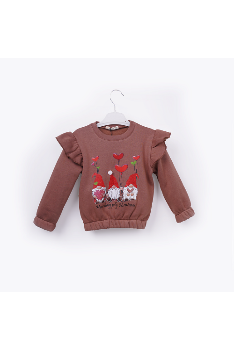 Wholesale Girls Sweatshirt 3-6Y - Brand: Büşra Bebe - Kids & Baby Clothes Wholesale - Globality Store