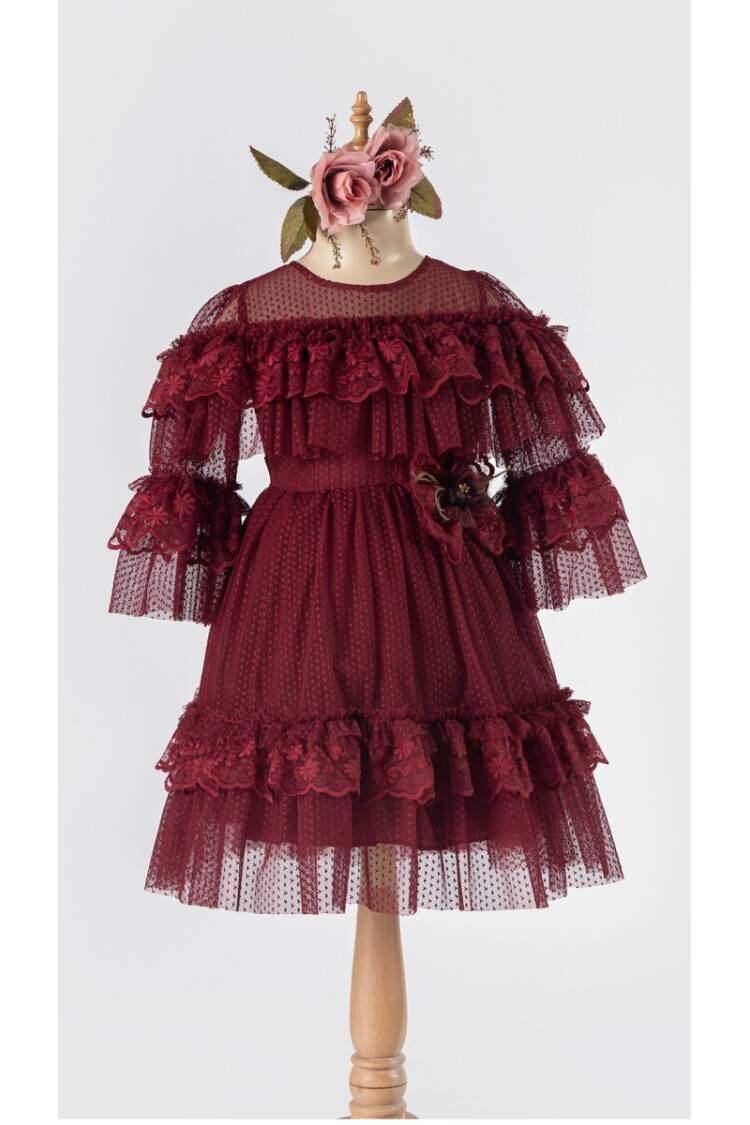 Wholesale Girls Tulle Dress 5-8Y - Brand: Tivido - Kids & Baby Clothes Wholesale - Globality Store