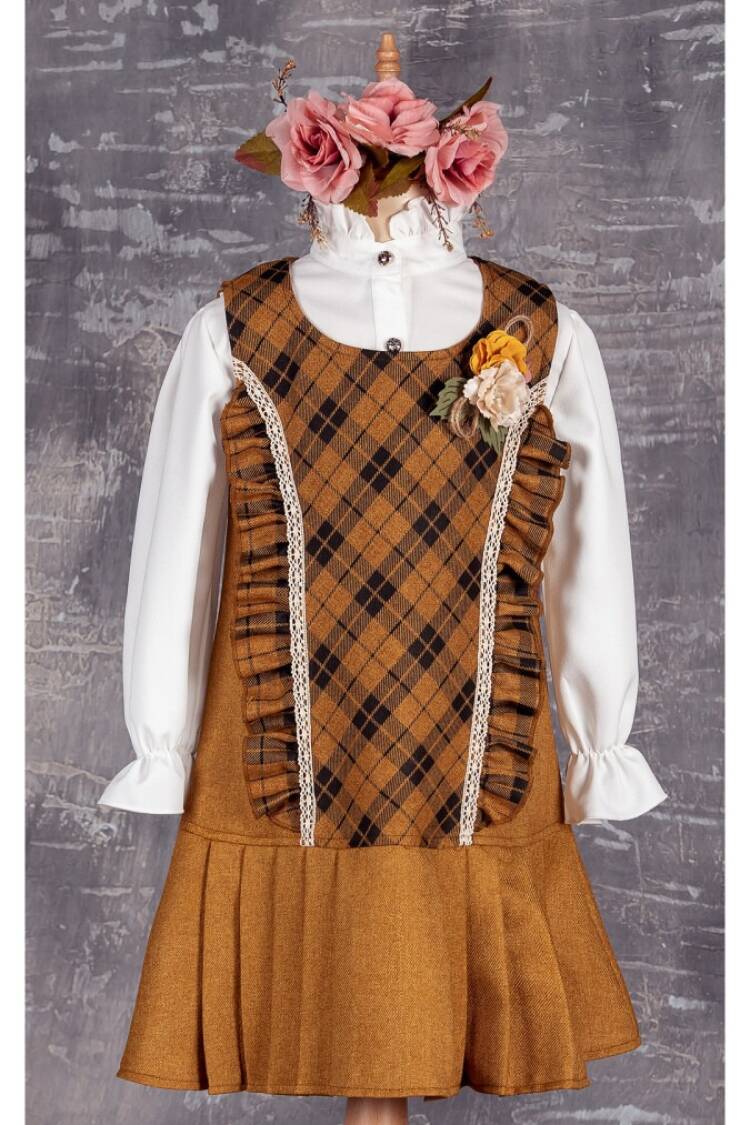 Wholesale Girls Tunic with Shirt 5-8Y 1042-2309* - Brand: Tivido - Kids & Baby Clothes Wholesale - Globality Store