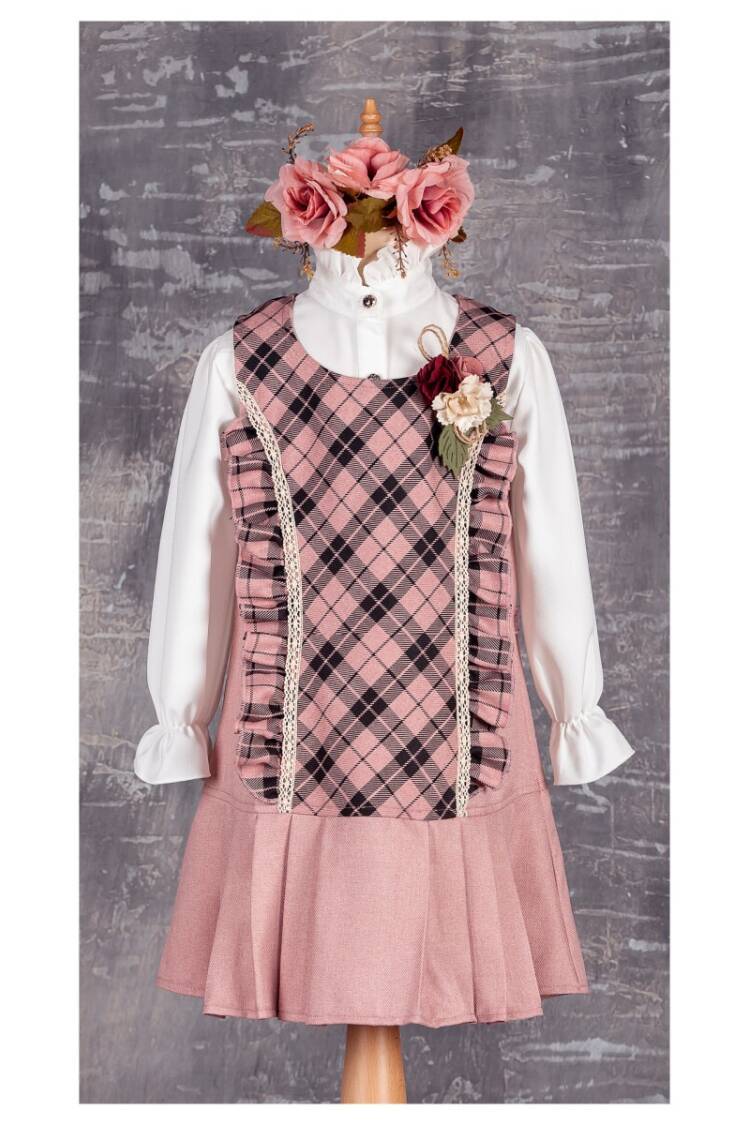 Wholesale Girls Tunic with Shirt 5-8Y 1042-2309* - Brand: Tivido - Kids & Baby Clothes Wholesale - Globality Store