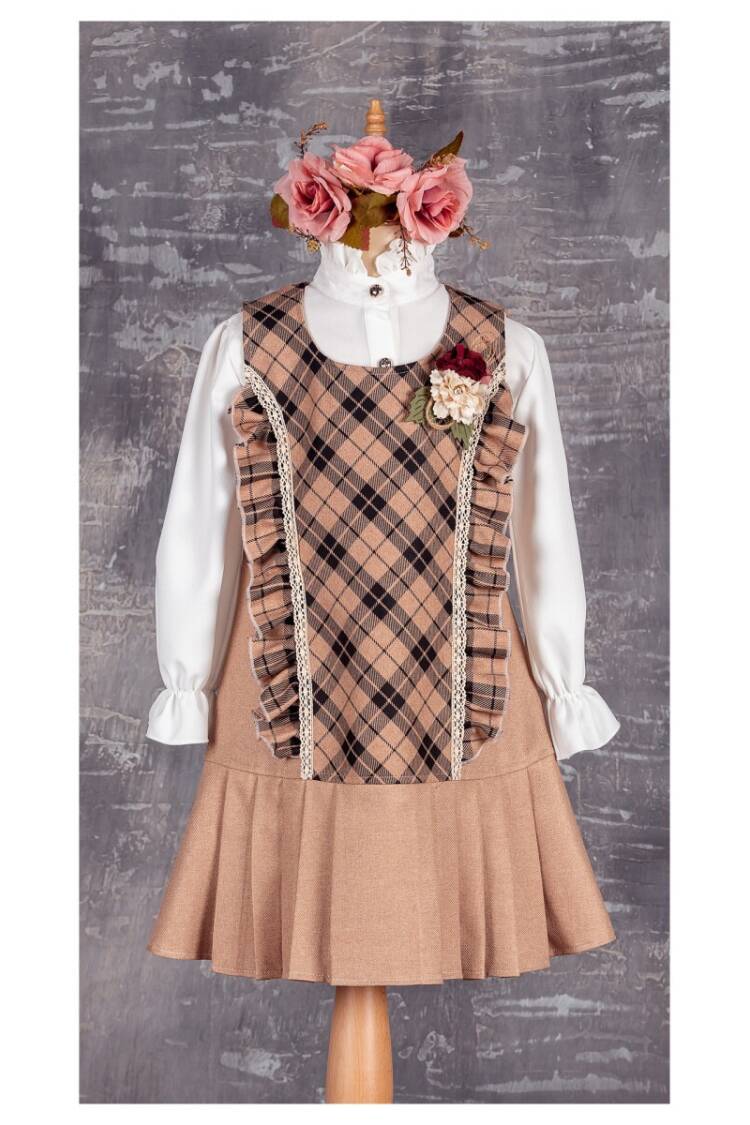 Wholesale Girls Tunic with Shirt 5-8Y 1042-2309* - Brand: Tivido - Kids & Baby Clothes Wholesale - Globality Store