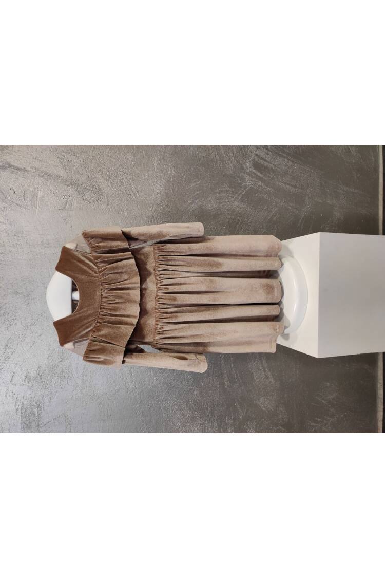Wholesale Girl's Velvet Dress 2-6Y - Brand: Serkon Baby&Kids - Kids & Baby Clothes Wholesale - Globality Store