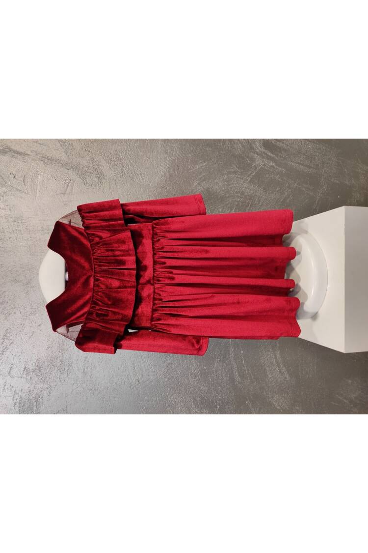 Wholesale Girl's Velvet Dress 2-6Y - Brand: Serkon Baby&Kids - Kids & Baby Clothes Wholesale - Globality Store