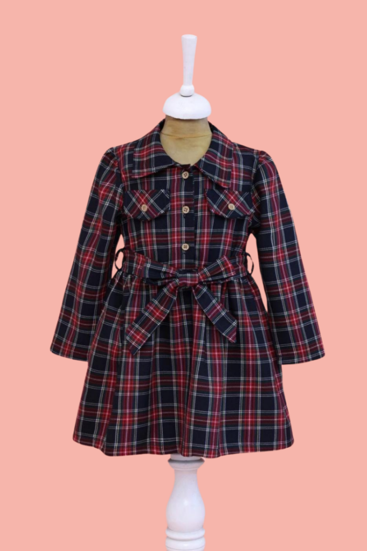 Wholesale Girl's Waist Belted Dress 2-5Y - Brand: Lilax - Kids & Baby Clothes Wholesale - Globality Store