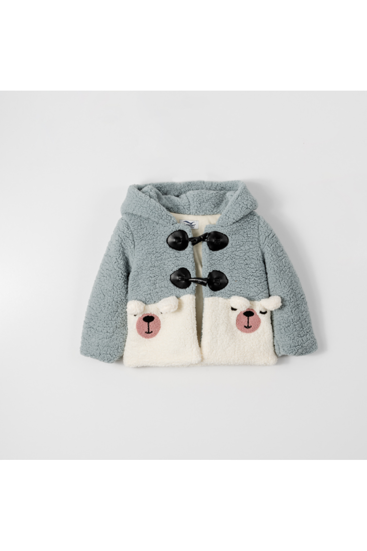 Wholesale Girls Welsoft Sherpa Cardigan 9-48M - Brand: Verscon - Kids & Baby Clothes Wholesale - Globality Store