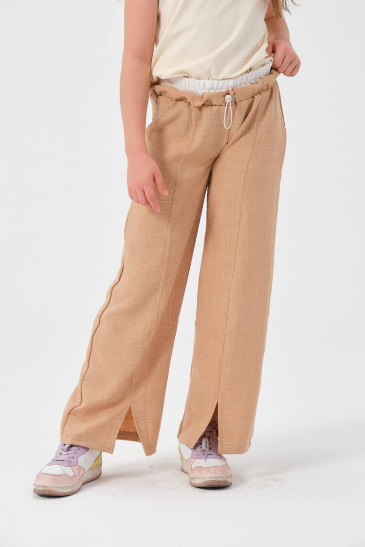 Wholesale Girls Wide Leg Pants with Belt 8-15Y - Brand: Jazziee - Kids & Baby Clothes Wholesale - Globality Store