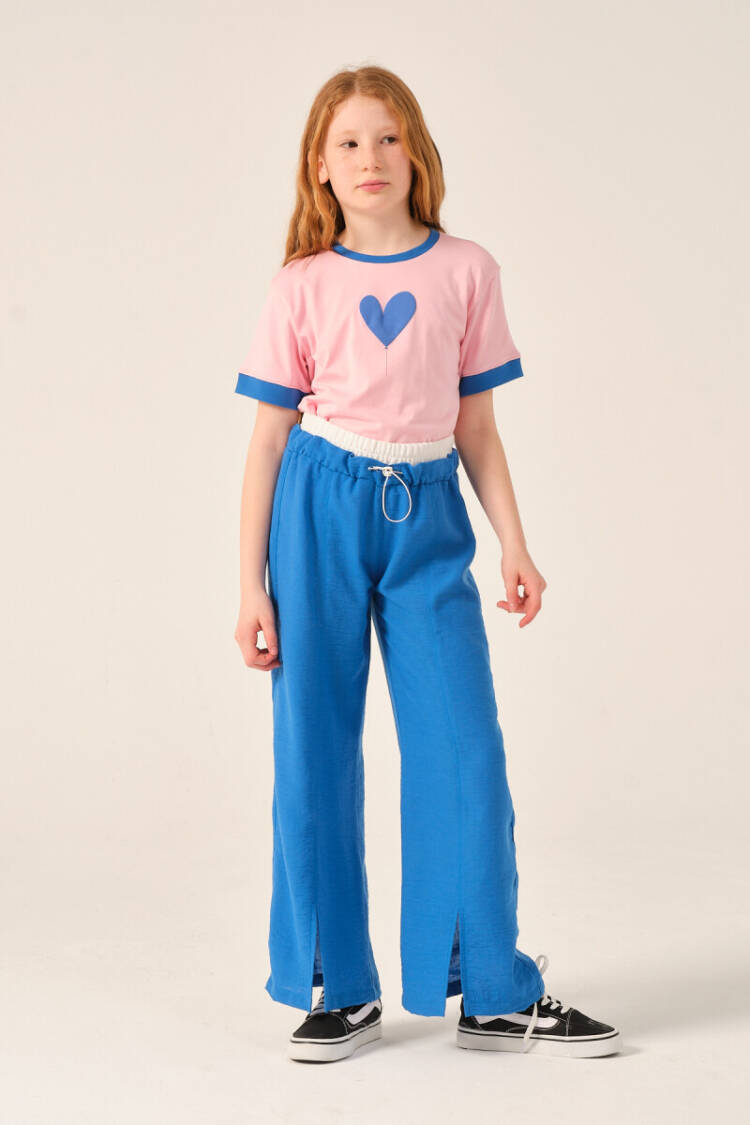 Wholesale Girls Wide Leg Pants with Belt 8-15Y - Brand: Jazziee - Kids & Baby Clothes Wholesale - Globality Store