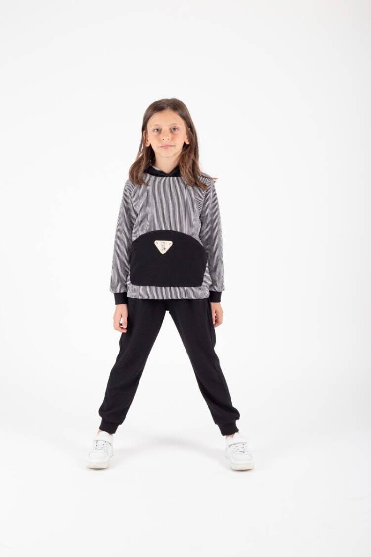 Wholesale Hooded Sweatshirt Set for Girls 4-8Y - Brand: Pafim - Kids & Baby Clothes Wholesale - Globality Store