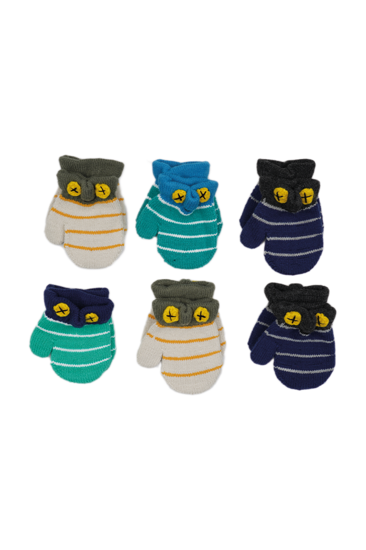 Wholesale Kids 6-Piece Gloves 1-4Y - Brand: interkidsy - Kids & Baby Clothes Wholesale - Globality Store