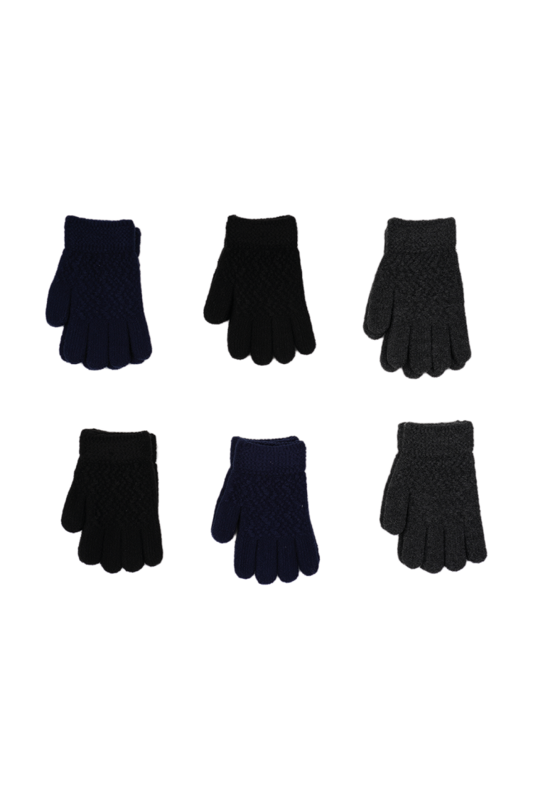 Wholesale Kids 6-Piece Gloves 6-12Y - Brand: interkidsy - Kids & Baby Clothes Wholesale - Globality Store